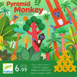 DJECO Pyramid Monkey - Ügyességi társasjáték - Pyramid Monkey - DJ00824