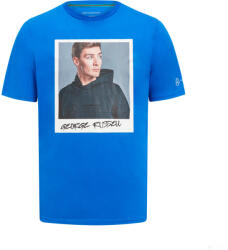 stichd Tricou Mercedes George Russell Portrait, albastru (701222296001220XFB)