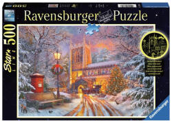 Ravensburger Star Line Puzzle - Ragyogó Karácsony 500 db-os (17384)