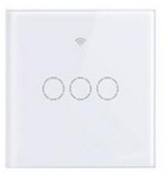 SmartWise T4 EU 3C WiFi+RF, távvezérelhető, érintős okos 3 áramkörös csillárkapcsoló (SMW-KAP-T43-R2)