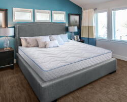 Bedora Ice Touch Matrac 120x200 cm, félkemény/puha, ortopéd, 7 zónás, memóriahabos, kókuszrostos, ergonómikus, anatómikus, 20 cm, antiallergén huzattal