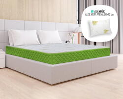 Bedora Aloe Vera Pocket Memory Matrac 180x200 cm, félkemény/kemény, ortopéd, 5 zónás, táskarugós, memóriahabos, ergonómikus, 24 cm, antiallergén huzattal