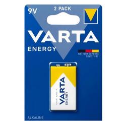 VARTA Baterie VARTA ENERGY cu durată lungă de viață (6LR61, 9V, alcalină) 1 buc/pachet 9V-6LR61 (9V-6LR61) Baterie reincarcabila