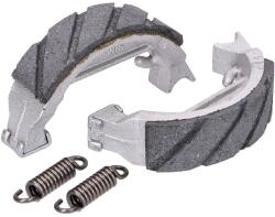 101 Octane Fékpofa készlet Racing 80x18mm Puch Maxi mopedhez (küllős felni), Peugeot 103, 104, Honda Camino, Peugeot 103, 104, Honda Camino 101 Octane Futómű és fék alkatrész Fékpofa (dobfék)