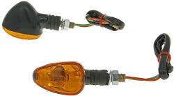 Vparts Index / irányjelző szett M10 menetes fekete, narancssárga, rövid verzió Vparts Elektronika Lámpa, fényszóró, index Index (tuning)