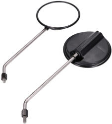 Motomotors Tükörkészlet M8 kerek 120mm, acél konzol Simson S50, S51, S53, S70, S83, SR50, SR80, KR51/2, SR50, S53, S70, S83, SR50, SR80, KR51, KR51/2 Motomotors Kormány és tartozékai Tükör Tükrök (OEM)