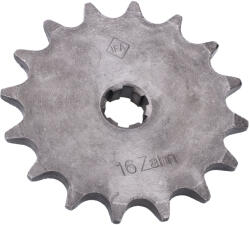 OEM Standard Lánckerék / lánckerék régi változat 16 fogas Simson S50, SR4-1, SR4-2, SR4-3, SR4-4, KR51/1 Schwalbe, Star, Sperber, Spatz, Habicht, SR4-1, SR4-3, SR4-4, KR51/1 OEM Standard Erőátviteli alkatrész Lánc