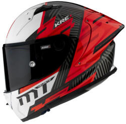 MT Helmets Teljes Arcú Sisak MT Sisakok KRE+ Carbon Brush A5 piros L MT Helmets Sisakok és ruházat Kabát