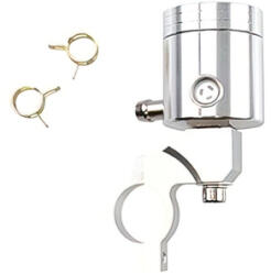 Standard Parts Fékolaj tartály CNC alumínium kerek univerzális ezüst Standard Parts Futómű és fék alkatrész Fékmunkahenger, féknyereg