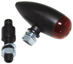 HIGHSIDER LED Hátsó Fény Micro-Bullet, Fekete, Piros HIGHSIDER Elektronika Lámpa, fényszóró, index Hátsó lámpa (OEM)