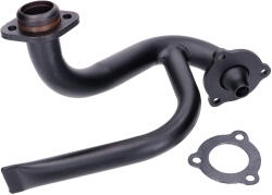 OEM Standard Fekete kipufogócsonk fojtócsővel - Aprilia SX, RX, Derbi Senda, Gilera RCR, SMT OEM Standard Kipufogó és alkatrészei Kipufogó Mofa kipufogó
