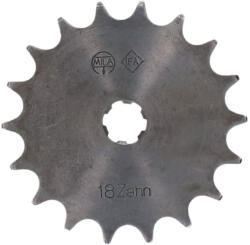 OEM Standard Lánckerék / lánckerék fogaskerék régi változat 18 fogas Simson S50, SR4-1, SR4-2, SR4-3, SR4-4, KR51/1 Schwalbe, Star, Sperber, Spatz, Habicht, Spatz, Schwalbe, Star, Sperber, SR4-1, SR4-2, SR4-3, SR4