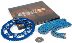 Stage6 Lánckészlet 13x53 - 420 Stage6 alumínium CNC kék Beta RR Stage6 Erőátviteli alkatrész Lánc, lánckerék, láncszett