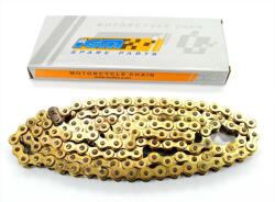  Kétmotoros lánc 122 szem 1/2 x 1/4 7, 75 arany Kreidler Florett RS-hez, motorkerékpárokhoz, mopedekhez Diverse / Import Erőátviteli alkatrész Lánc, lánckerék, láncszett Lánc