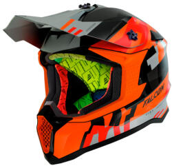 MT Helmets Motocross sisak MT Helmets Falcon Arya matt narancssárga S MT Helmets Sisakok és ruházat Kabát