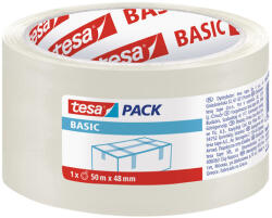 tesa Csomagolószalag Basic 58572 48 mm x 50 m Átlátszó Erős Tapadás (7550070000)
