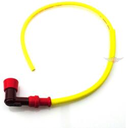 NGK Gyújtógyertya csatlakozó NGK 50 cm kábellel 10 mm gyertyamenet átmérő 12 14 Piros Zündapp, Kreidler, Hercules, Puch, KTM, Yamaha, Honda, Kawasaki, Suzuki, Mofa, Moped, Mokick számára NGK Elektronika G