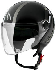MT Helmets Nyitott bukósisak MT Helmets Street Scope D2 fekete / szürke M MT Helmets Sisakok és ruházat Kabát