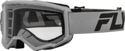 FLY RACING Focus Síszemüveg Ezüst/Szén - Tiszta Lencse FLY Sisakok és ruházat Szemüveg