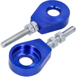 101 Octane Kerékfeszítő / láncfeszítő készlet alumínium kék eloxált 12mm 101 Octane Erőátviteli alkatrész Lánc, lánckerék, láncszett Lánc