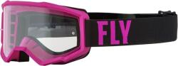 FLY RACING Focus síszemüveg rózsaszín/fekete - átlátszó lencse FLY Sisakok és ruházat Szemüveg