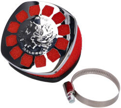 Malossi Légszűrő Malossi Red Filter E14 38mm 30° vörös-króm Malossi Motor alkatrészek Légszűrő Légszűrő (tuning, univerzális)
