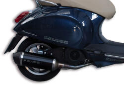 Malossi RX fekete kipufogó Vespa Primavera 3V i. e. 125 - 150 cm3 Malossi Kipufogó és alkatrészei Kipufogó Robogó kipufogó (tuning)