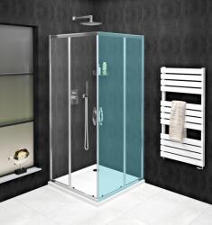 SAPHO GELCO SIGMA SIMPLY 90 tolóajtó sarokbelépéshez transzparent üveggel, króm GS2190 (GS2190)