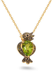 Heratis Forever Madár medál peridot és champagne gyémántokkal DIHU082