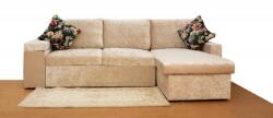 Narcisa Mob Design Coltar Extensibil 4219 Cappuccino, 250 x 155 x 76 cm, catifea