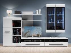  Bibliotecă living Fever 2, alb