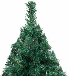 vidaXL Set cu LED-uri/globuri 180 cm verde (3077708)