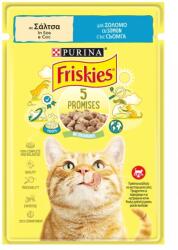 Friskies Hrana Umeda Pentru Pisici, Friskies cu Somon in Sos, 85 g