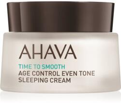 AHAVA Time To Smooth élénkítő éjszakai krém a bőröregedés első jeleinek eltüntetésére 50 ml