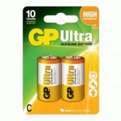 GP Batteries 1.5V Ultra alkáli 14AU baby(C) elem (2db/bliszter) (GP14AU-2UE2) (GP14AU-2UE2) - aqua