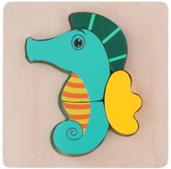 MARIONETTE Puzzle din lemn Marionette Calut de mare 5 piese (ED68040-CAL) - evomag Puzzle