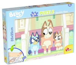 Lisciani Puzzle de colorat Bluey & Mr Monkey Jocks (24 piese) (L99559) Puzzle