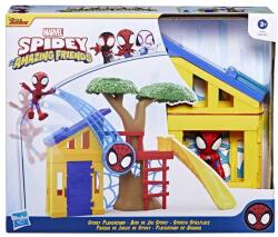 Hasbro Interactive Set de joaca Spidey and his Amazing Friends Locul de joaca Spidey si figurina spidey, 10 cm Figurina