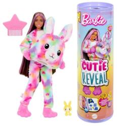 Mattel Papusa Barbie, Cutie Reveal, Iepure, 10 surprize Papusa