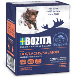 Bozita 12x370g Bozita lazac falatkák aszpikban nedves kutyatáp