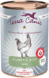 Terra Canis 6x400g Terra Canis Alimentum Veterinarium Diabetic Diet csirke nedves kutyatáp