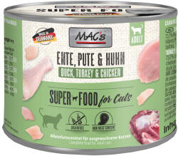 MAC's 12x200g MAC´s Adult Kacsa, pulyka & csirke nedves macskatáp