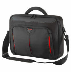 Targus Notebook táska Briefcase / Classic 14" Clamshell Case - Black/Red - tobuy