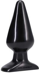 Doc Johnson fekete anál plug - classic, nagy - (14, 5cm)