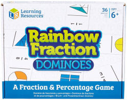 Learning Resources Szivárvány Dominó - Törtek gyakorlása játékosan - Learning Resources (ler2503)