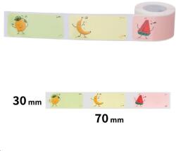 NIIMBOT címkék T A2A78838401 30x70mm 110db Gyümölcs party a B21, B21S, B3, B1S esetében (A2A78838401)