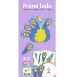 DJECO Primo Ludo - 1-4-ig - Numbers fejlesztő játék (DJ08366)