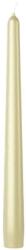Bolsius Pillar Metallic White Silver 4 db, 309 g