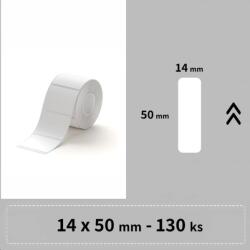NIIMBOT címkék RP A2A68601001, 15x50mm 130db Fehér a D11, D11-M, D110, D110-H esetében (A2A68601001)