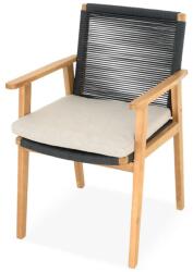  Scaun dining BERGEN lungime 60 latime 55 inaltime 85 gri (EU36005)
